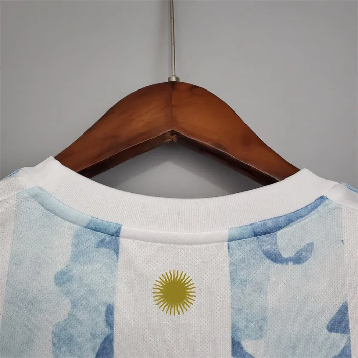 Argentina Jersey Home Kit 2020 Retro Football Team Soccer Shirt