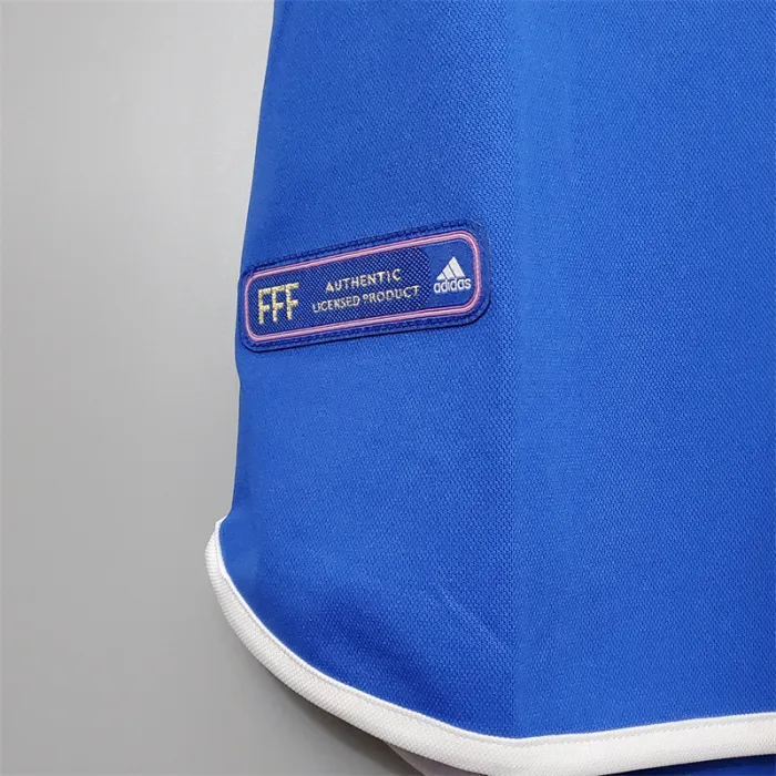 Camiseta de fútbol retro del equipo de fútbol de Francia, kit local, 2000
