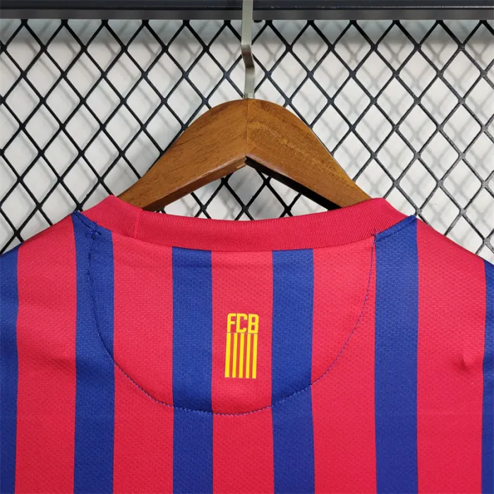 Barcelona Jersey Home kit 2011 2012 Retro Long Sleeves