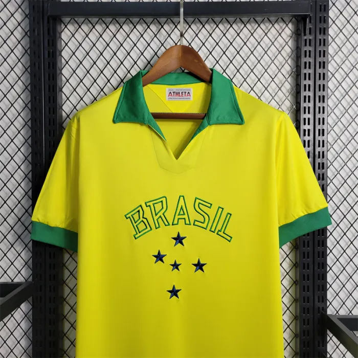 Camiseta de Brasil de local 1958 retro