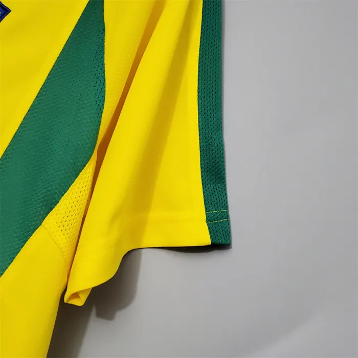 Camiseta de Brasil de local 2002 retro