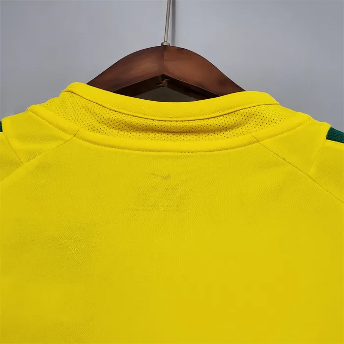 Camiseta de Brasil de local 2002 retro