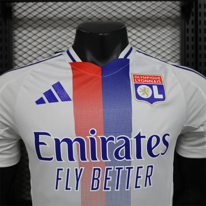 Versión de jugador Camiseta de fútbol del Lyon Home Kit 24/25