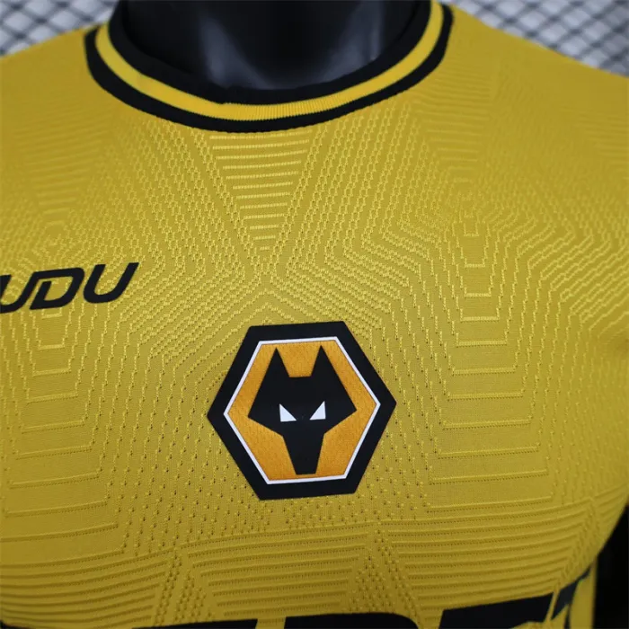 Versión de jugador Camiseta local de los Wolves 24/25 Kit de fútbol