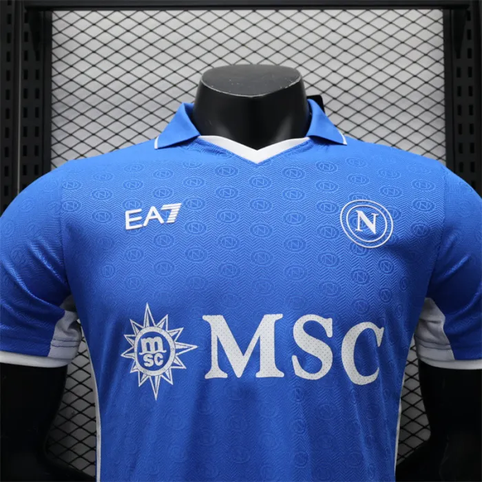 Versión de jugador Camiseta local del Napoli 24/25 Kit de fútbol