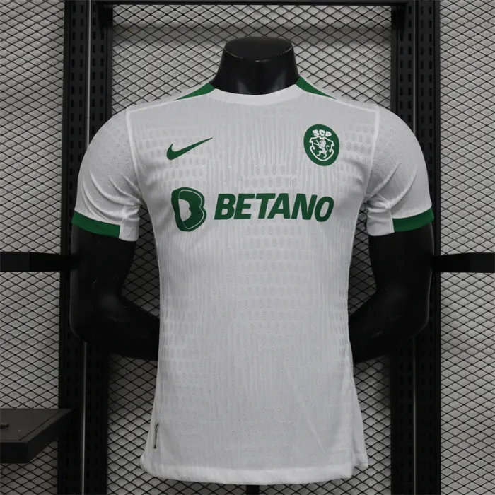 Versión de jugador Camiseta de visitante del Sporting CP 24/25 Kit de fútbol