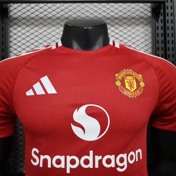 Versión para jugadores Camiseta de fútbol del Manchester United Home Kit 24/25