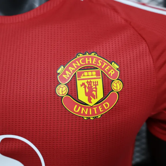 Versión para jugadores Camiseta de fútbol del Manchester United Home Kit 24/25