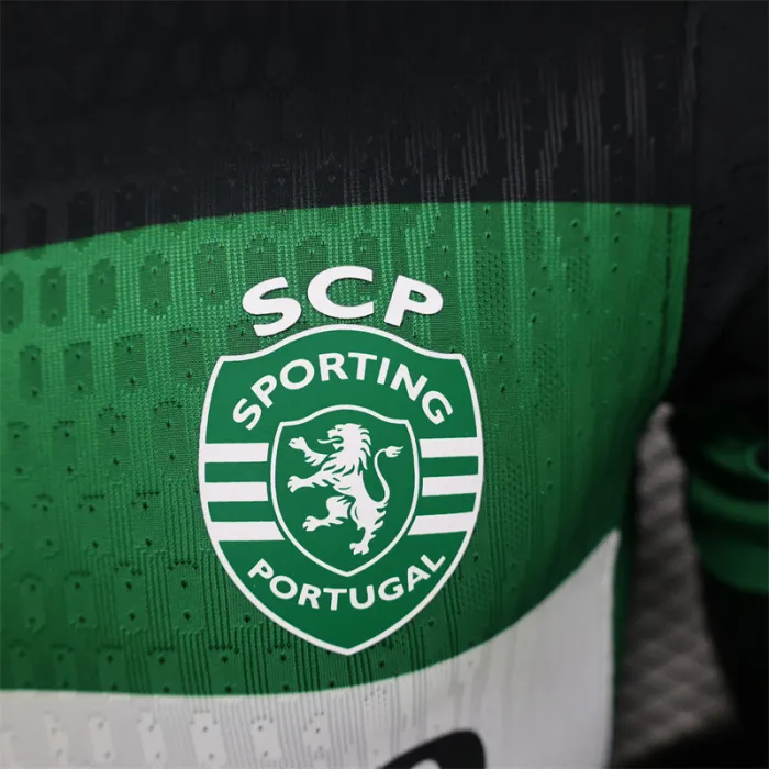 Versión de jugador Camiseta local del Sporting CP 24/25 Kit de fútbol
