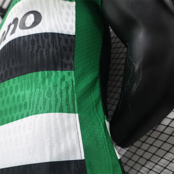 Versión de jugador Camiseta local del Sporting CP 24/25 Kit de fútbol