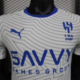 Player Version Al-Hilal Riyadh Away Jersey 24/25 Football Kit - PalmSportss