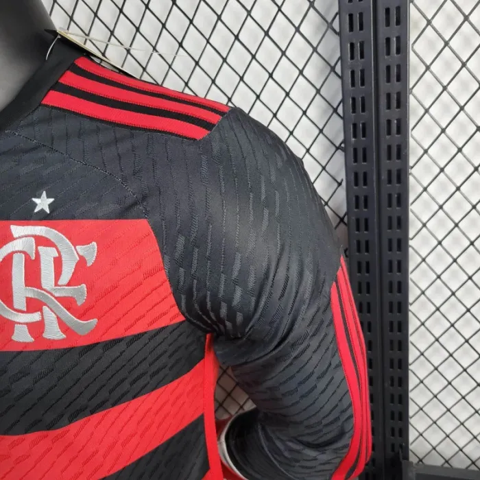 Camiseta de fútbol de manga larga del equipo local del Flamengo 24/25