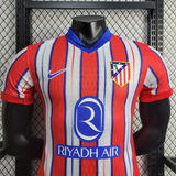 Player Atletico Madrid Home Kit 24/25 Football Jersey - PalmSportss