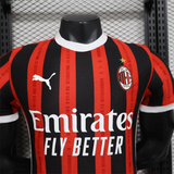 Player AC Milan Home Kit 24/25 Football Jersey - PalmSportss