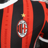 Player AC Milan Home Kit 24/25 Football Jersey - PalmSportss