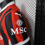 Player AC Milan Home Kit 24/25 Football Jersey - PalmSportss