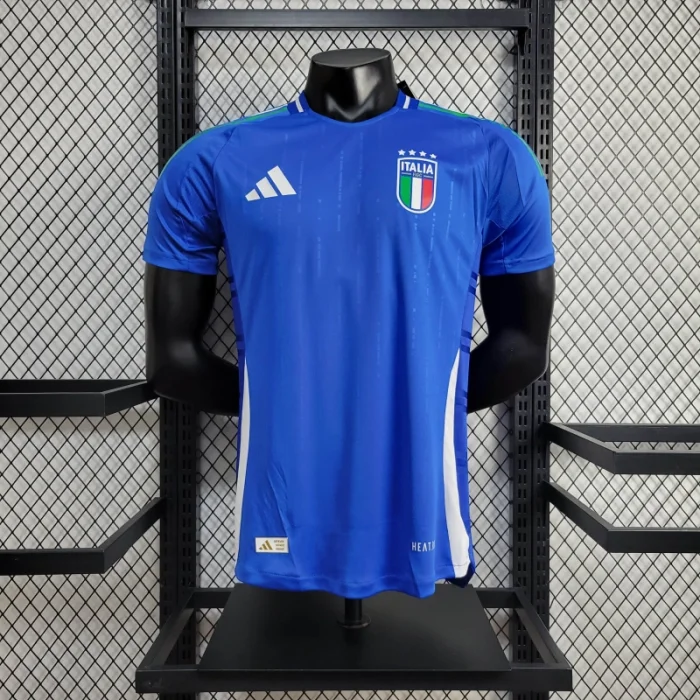 Camiseta de fútbol de jugador de la Eurocopa 2024 de la selección de Italia para la temporada 24/25