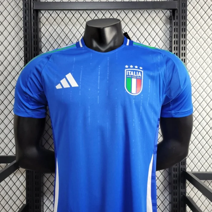 Camiseta de fútbol de jugador de la Eurocopa 2024 de la selección de Italia para la temporada 24/25