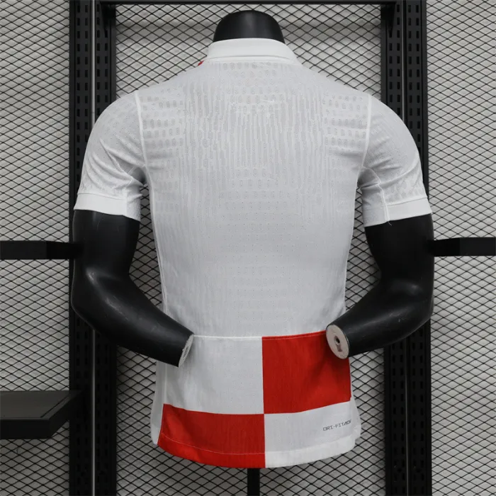 Camiseta de fútbol de la Eurocopa 2024 de Croacia para la primera equipación 24/25