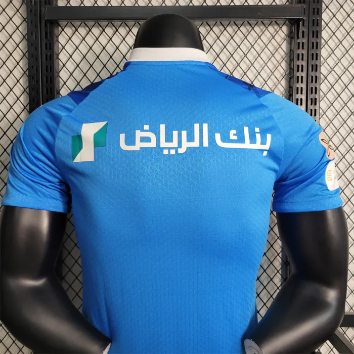 Al-Hilal Riyadh Home Jersey 23/24 Neymar Football Kit 2023 2024 Player Version Soccer Shirt