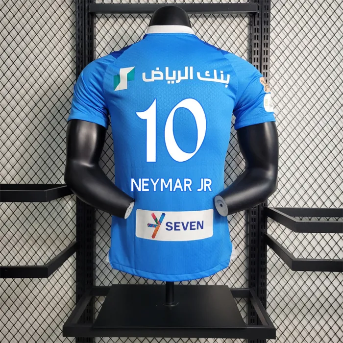 Al-Hilal Riyadh Home Jersey 23/24 Neymar Football Kit 2023 2024 Player Version Soccer Shirt