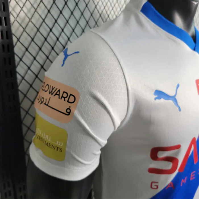 Al-Hilal Riyadh Away Jersey 23/24 Neymar Football Kit 2023 2024 Player Version Soccer Shirt
