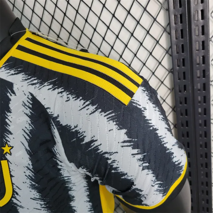 Versión del jugador Camiseta de la Juventus 23/24 Kit de fútbol local 2023 2024 Camisetas del equipo de fútbol