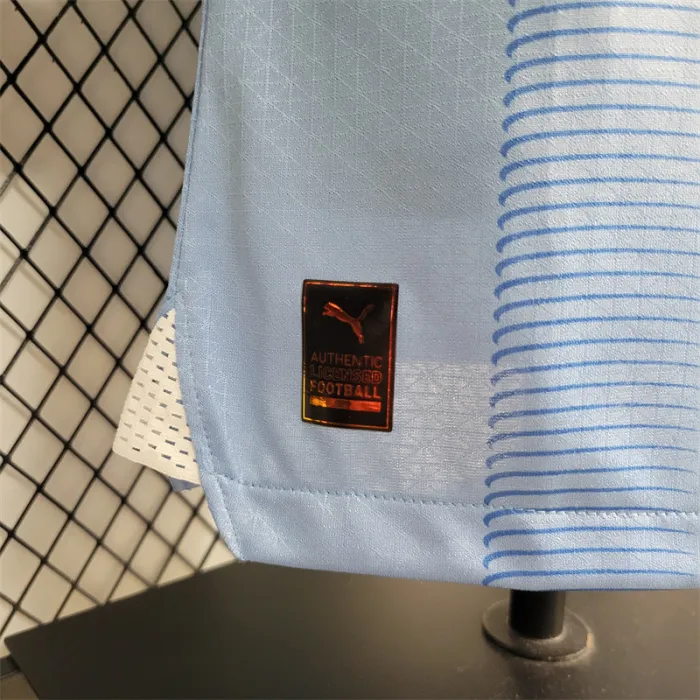 Versión del jugador Camiseta del Manchester City 23/24 Kit de fútbol local 2023 2024 Camiseta de fútbol