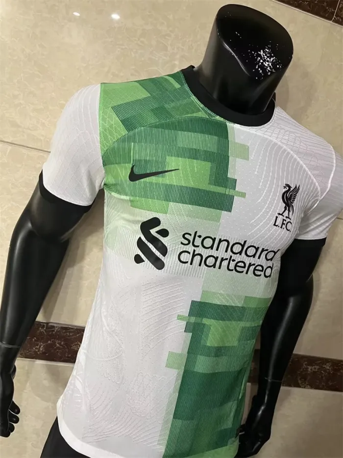 Camiseta de fútbol de visitante del Liverpool 23/24, versión de jugador, camiseta del equipo de fútbol 2023 2024