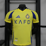 Player Version Al-Nassr Riyadh Jersey Home Jersey 24/25 RONALDO Football Kit - PalmSportss