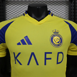Player Version Al-Nassr Riyadh Jersey Home Jersey 24/25 RONALDO Football Kit - PalmSportss