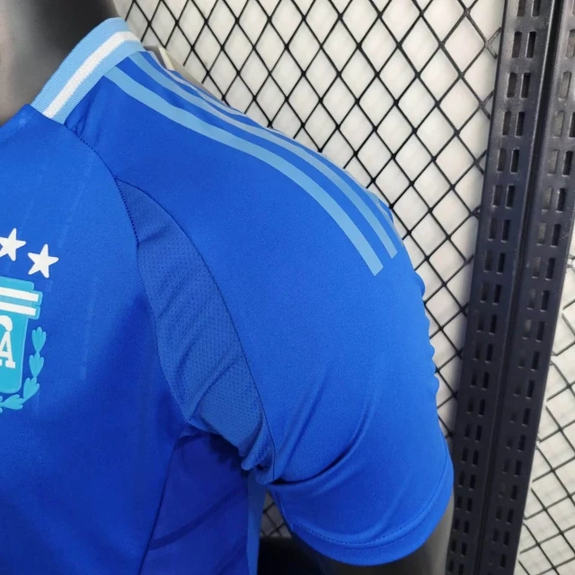 Camiseta de fútbol de visitante de Argentina 24/25 Copa América 2024 Camiseta de fútbol Messi