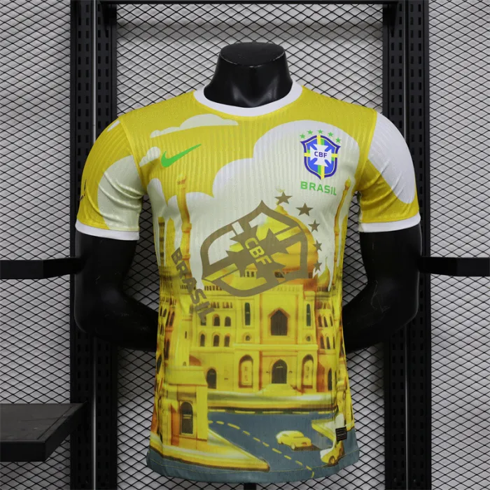 Versión del jugador Camiseta de fútbol de la Copa América 2024 de Brasil Kit especial 24/25
