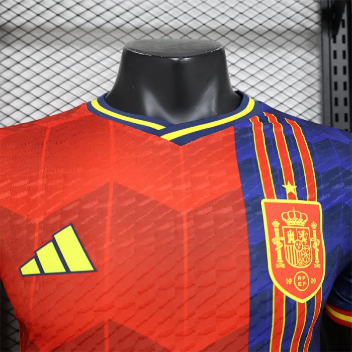 Versión del jugador Camiseta de fútbol de la Eurocopa 2024 con el kit especial de España 24/25