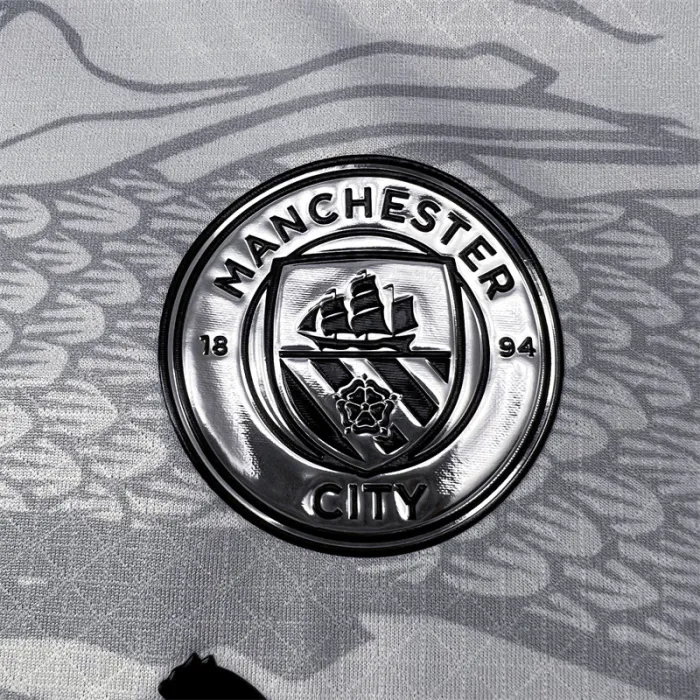 Dragon New Year Manchester City Jersey Special Kit 23/24 Kids Football Team Soccer Shirt