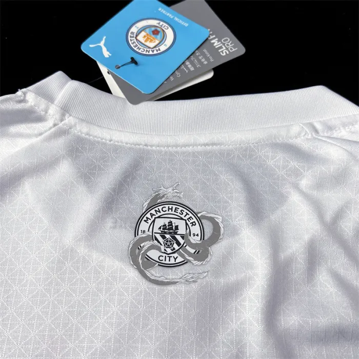 Dragon New Year Manchester City Jersey Special Kit 23/24 Kids Football Team Soccer Shirt