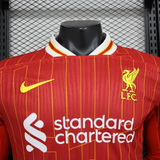 Player Version Liverpool Home Jersey 24/25 Football Kit Long Sleeves - PalmSportss