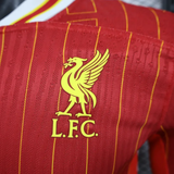 Player Version Liverpool Home Jersey 24/25 Football Kit Long Sleeves - PalmSportss
