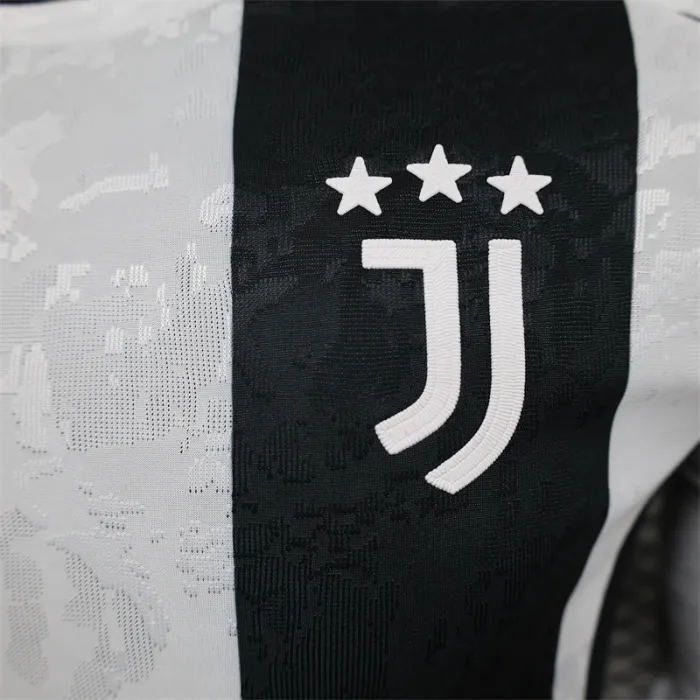Versión para jugadores Camiseta local de la Juventus 24/25 Kit de fútbol Manga larga