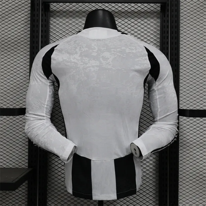 Versión para jugadores Camiseta local de la Juventus 24/25 Kit de fútbol Manga larga