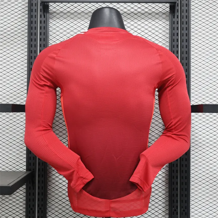 Camiseta de fútbol de manga larga del Manchester United para la temporada 24/25