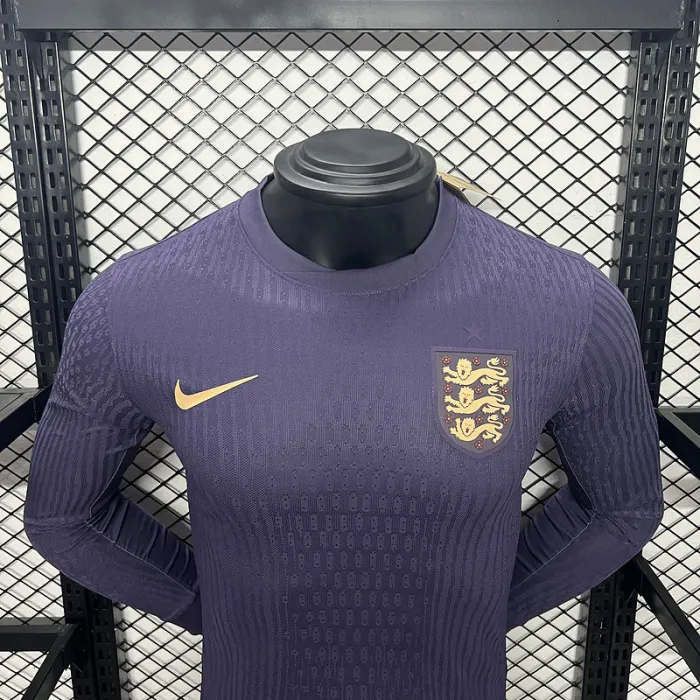 Camiseta de fútbol de manga larga de la Eurocopa 2024 de Inglaterra para la visitante 24/25