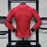 Player Portugal Home Kit 24/25 Euro Cup 2024 Football Jersey Long Sleeves - PalmSportss