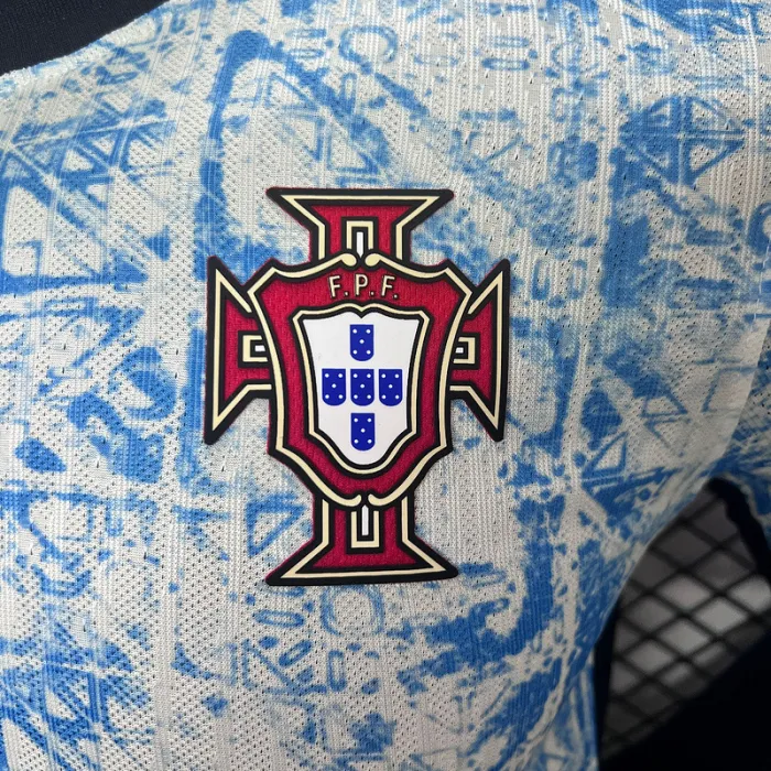 Camiseta de fútbol de manga larga de la Eurocopa 2024/25 de Portugal para visitante