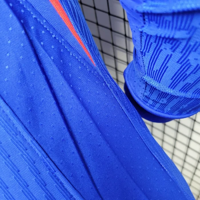 Camiseta de fútbol de manga larga de la Eurocopa 2024 de Francia para la primera equipación 24/25