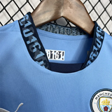 Kids Manchester City Home Kit 24/25 Football Jersey - PalmSportss