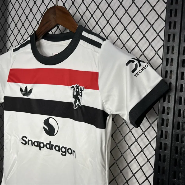 Camiseta de fútbol para niños del Manchester United 24/25