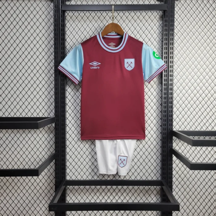Camiseta de fútbol para niños del West Ham United 24/25