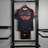 Kids Benfica Away Jersey 24/25 Football Kit - PalmSportss
