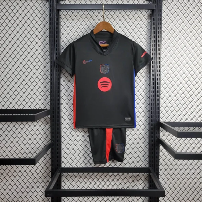Kids Barcelona Away Kit 24/25 Football Jersey